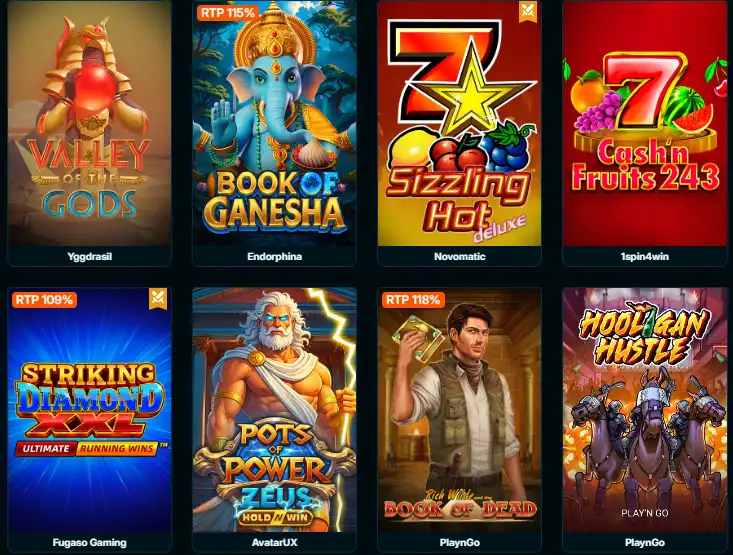 tiffanyluck casino top games